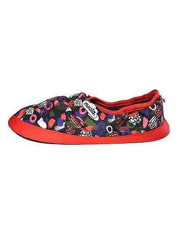 Chaussons unisexes Nuvola avec semelles en gomme.