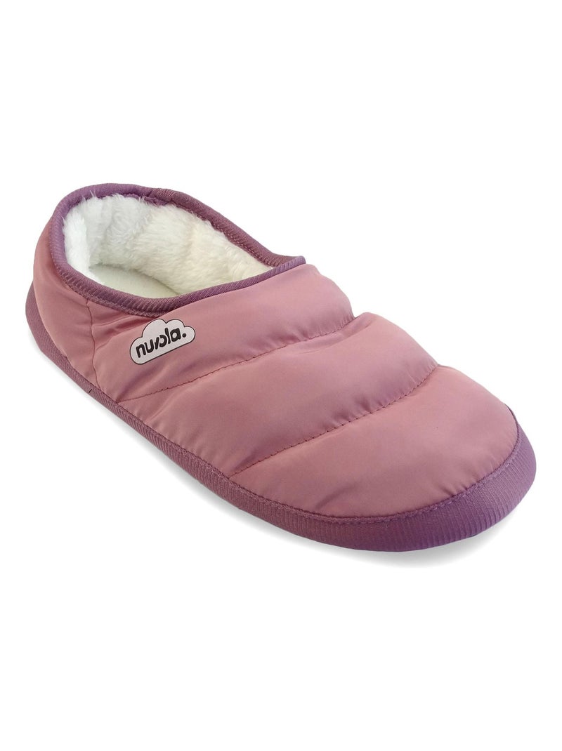 Chaussons unisexes Nuvola avec semelles en gomme Rose foncé - Kiabi