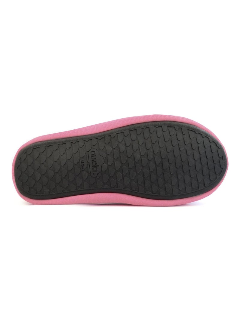 Chaussons unisexes Nuvola avec semelles en gomme Rose foncé - Kiabi