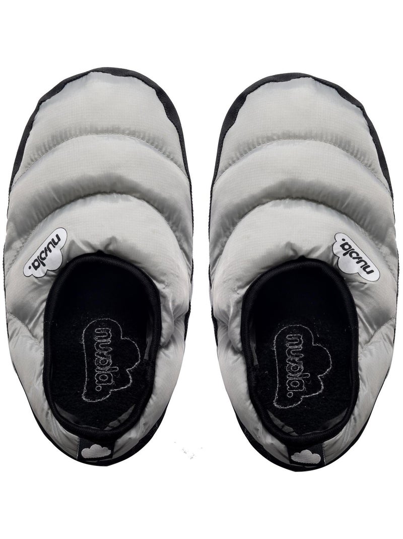 Chaussons unisexes Nuvola avec semelles en textile Gris - Kiabi