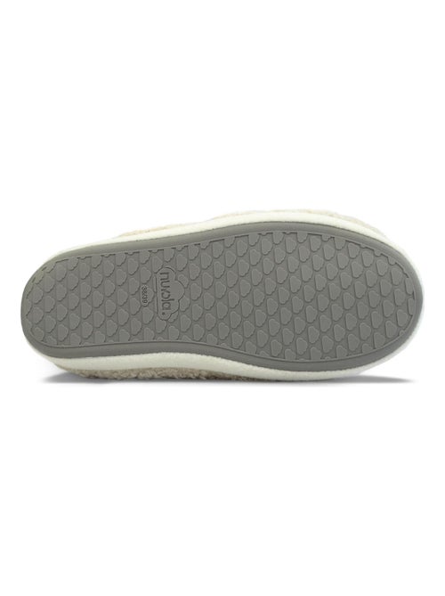 Chaussons unisexes Nuvola semelle en gomme - Kiabi