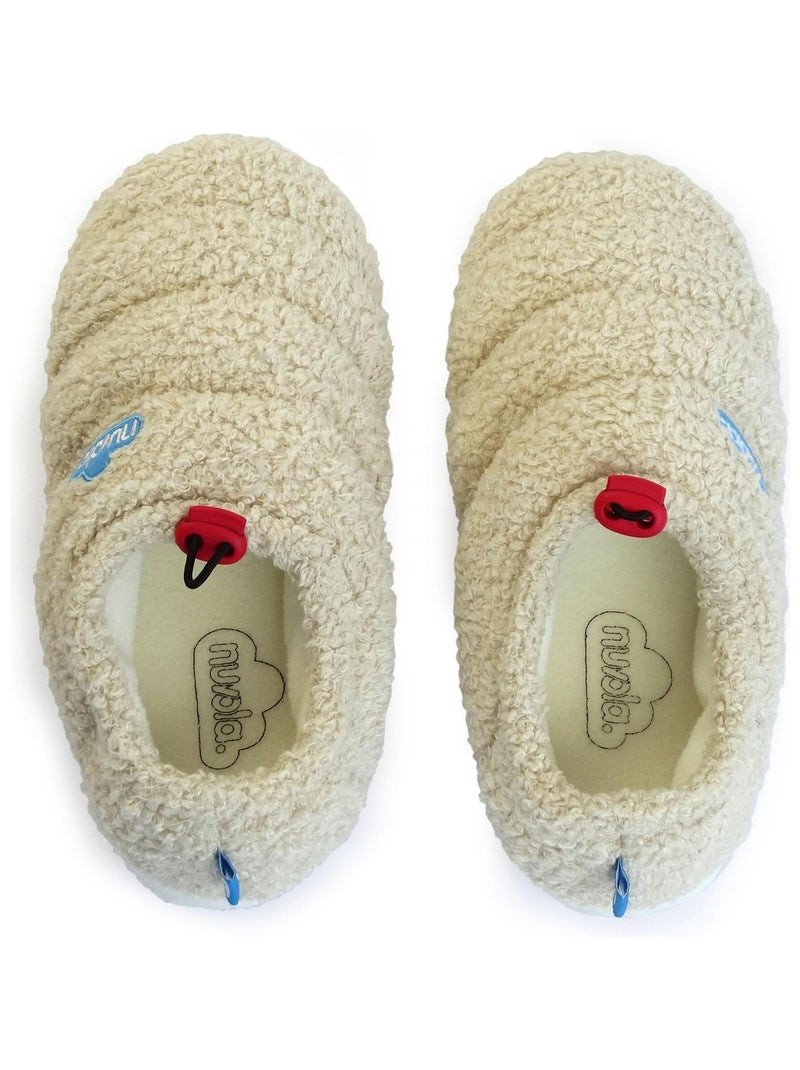 Chaussons unisexes Nuvola semelle en gomme Beige - Kiabi