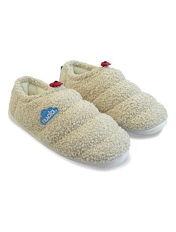 Chaussons unisexes Nuvola avec semelle en gomme