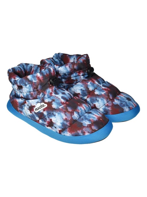 Chaussons verts unisexes avec semelle en gomme - Kiabi