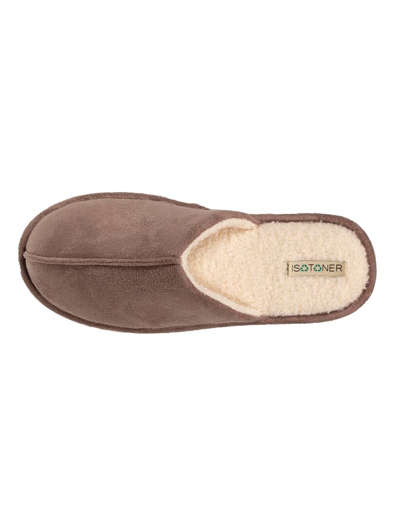 chaussons Fluffy taupe