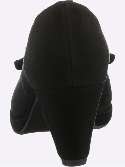 Chaussure à Bout Ouvert Cuir Velours De Chèvre - Taille Standard - Helline - Kiabi