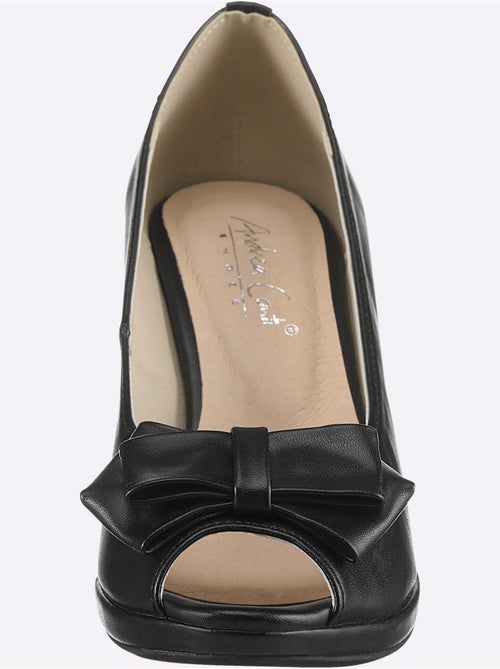 Chaussure à Bout Ouvert Imitation Cuir Souple - Taille Standard - helline - Kiabi