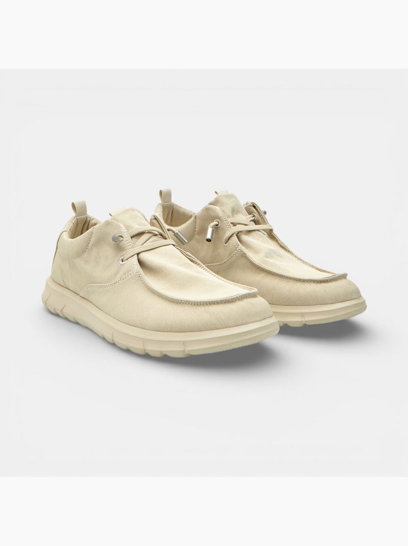 Chaussure à lacets Bata Beige - Kiabi