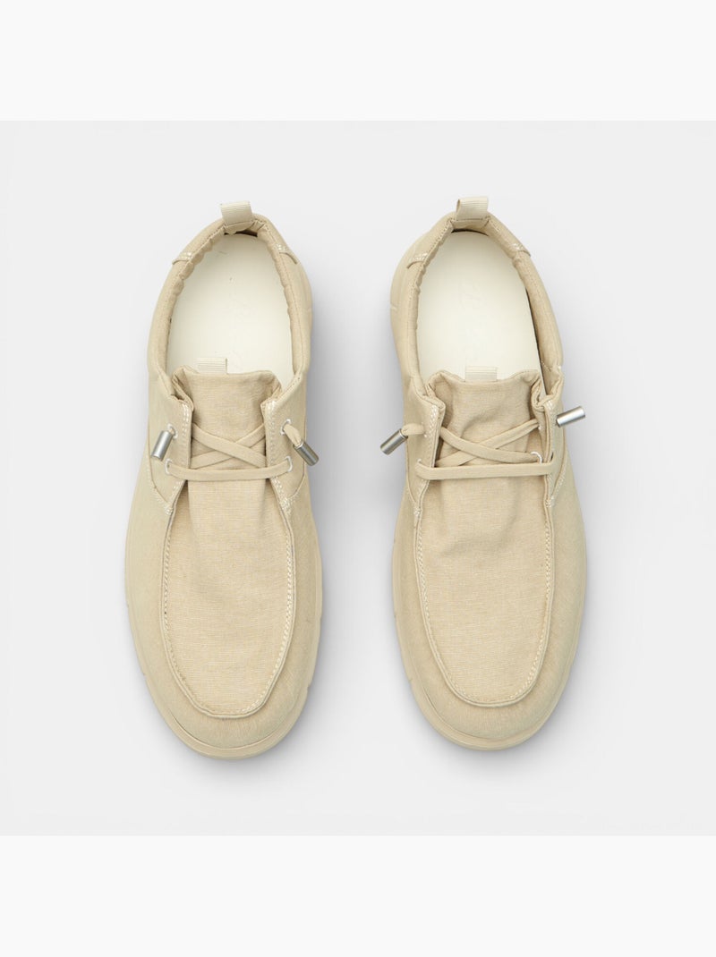 Chaussure à lacets Bata Beige - Kiabi