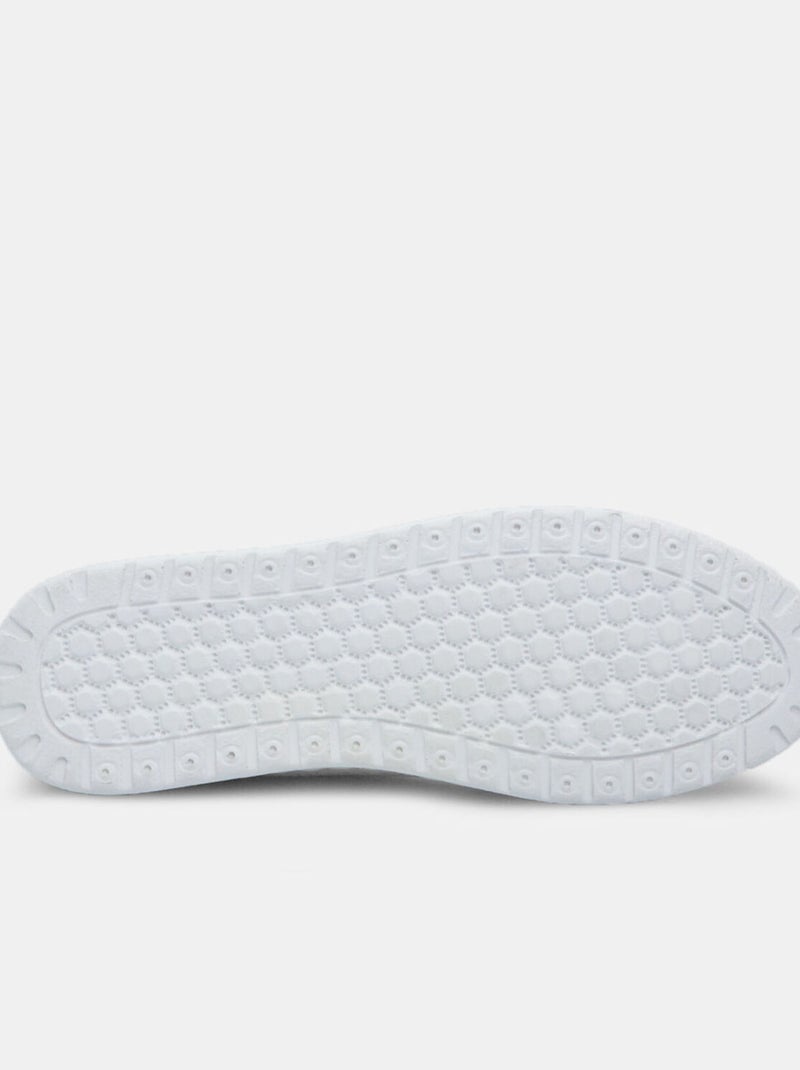 Chaussure à lacets en cuir BATA Blanc - Kiabi