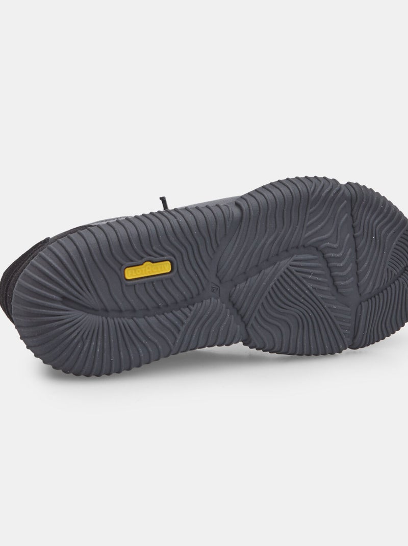 Chaussure à lacets en cuir  Bata Noir - Kiabi