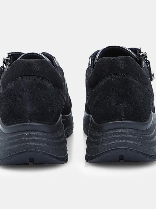 Chaussure à lacets en daim avec fermeture éclair  Bata - Kiabi