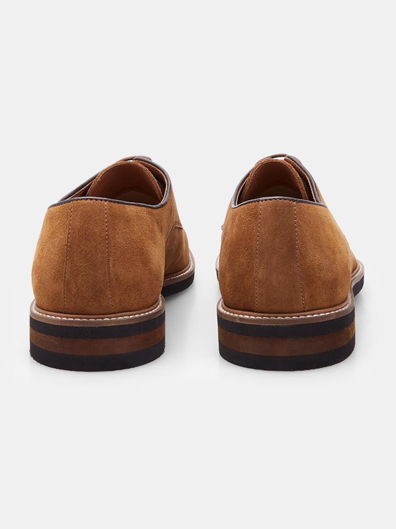 Chaussure à lacets en Daim confortables  BATA Bronze - Kiabi