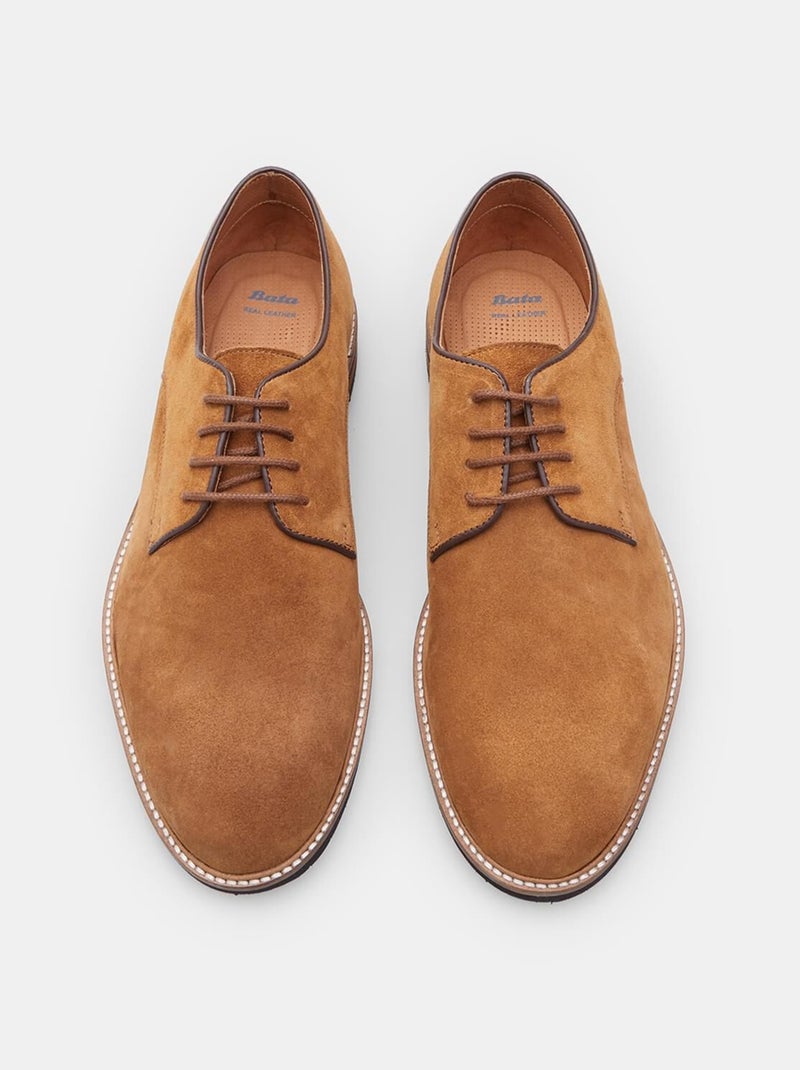 Chaussure à lacets en Daim confortables  BATA Bronze - Kiabi