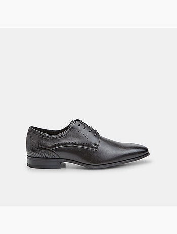 Chaussure à lacets pour homme en vernis