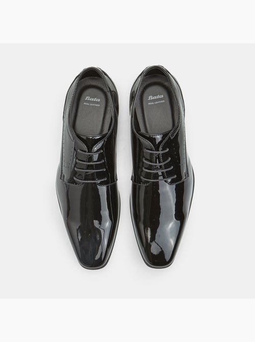 Chaussure à lacets pour homme en vernis - Kiabi