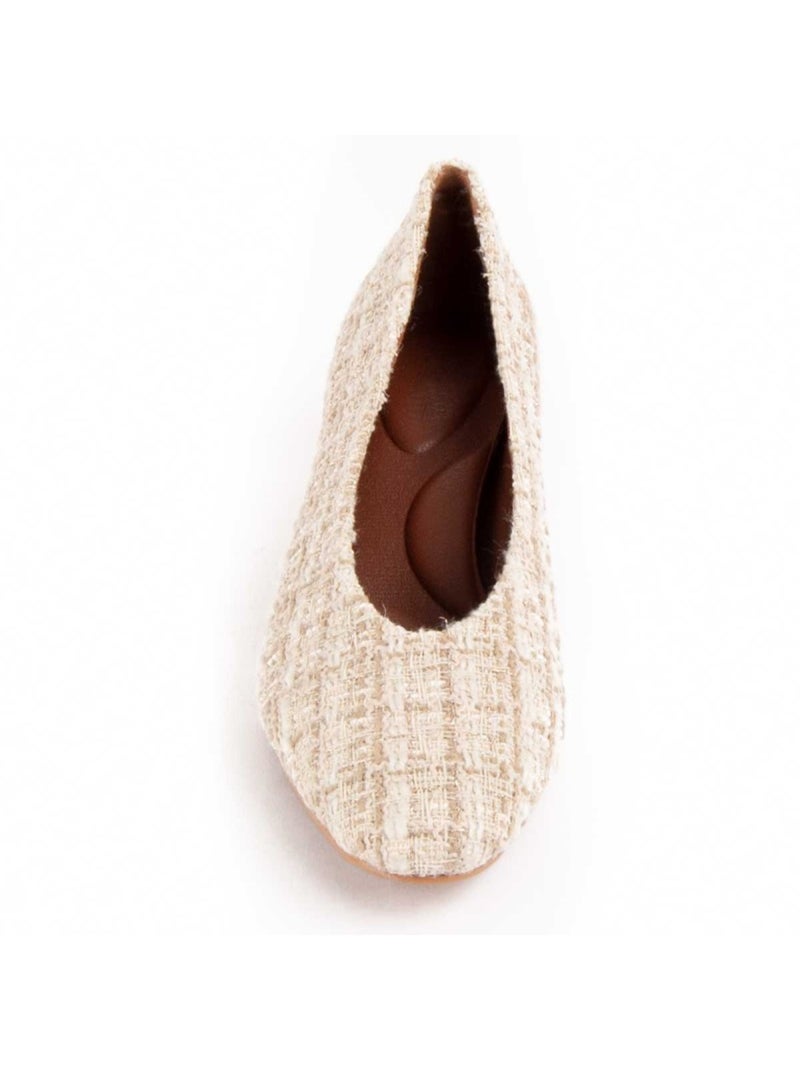 Chaussure à Talons Hauts Matériau Synthétique Montevita Beige - Kiabi