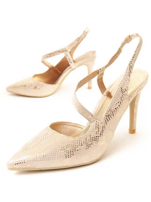 Chaussure à Talons Hauts Matériau Synthétique Montevita - Kiabi