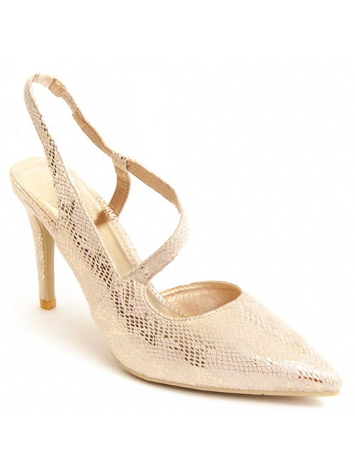 Chaussure à Talons Hauts Matériau Synthétique Montevita - Kiabi