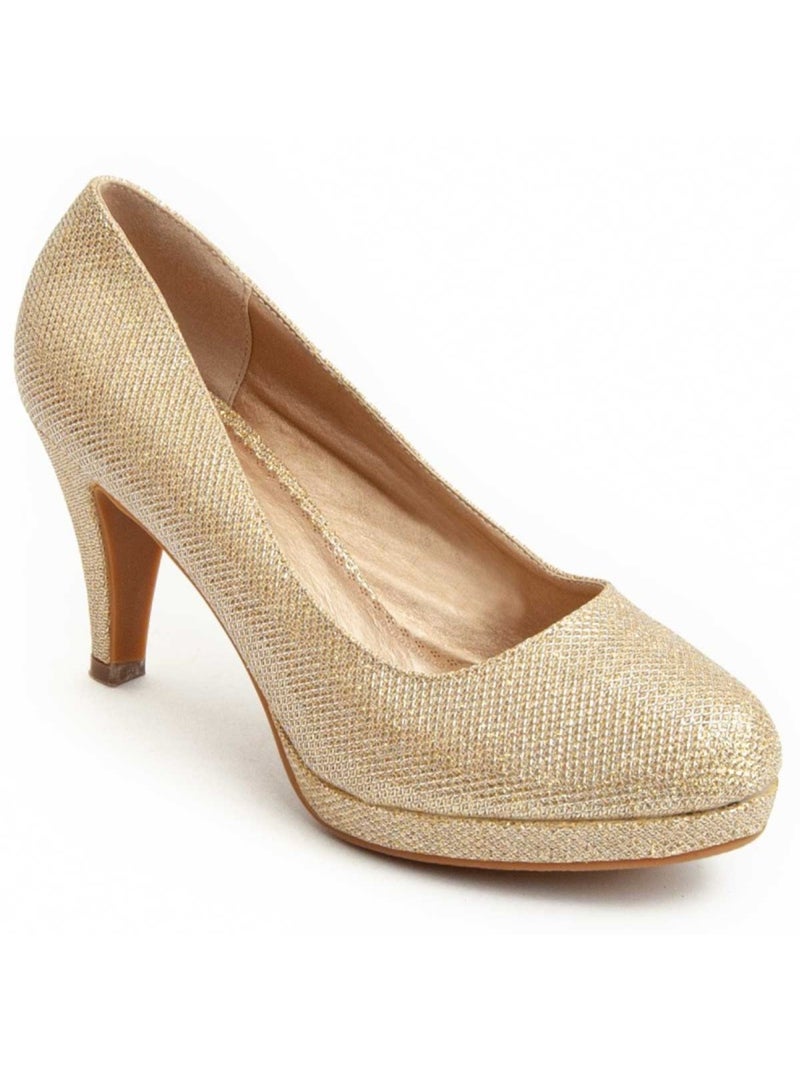 Chaussure à talons hauts matériau synthétique montevita Doré/or - Kiabi
