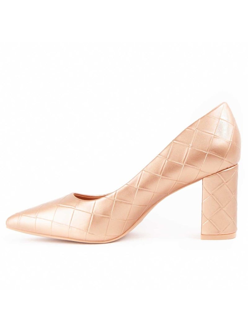 Chaussure à Talons Hauts Matériau Synthétique Montevita Doré/or - Kiabi