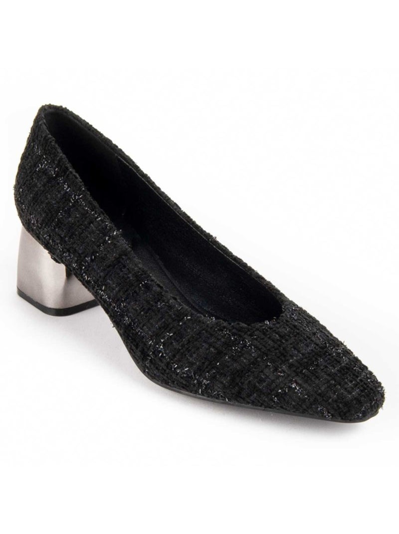 Chaussure à Talons Hauts Matériau Synthétique Montevita Noir - Kiabi