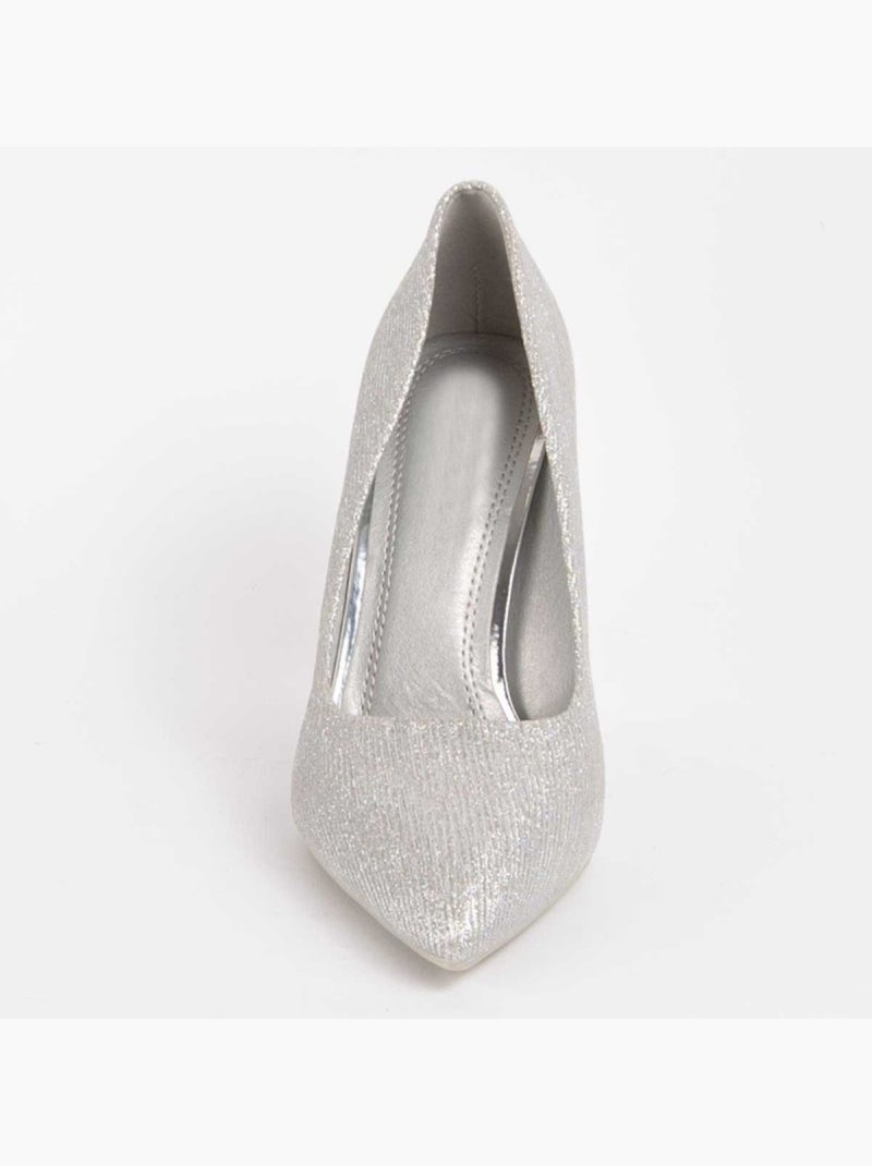 Chaussure à talons hauts matériel synthétique montevita Argent - Kiabi