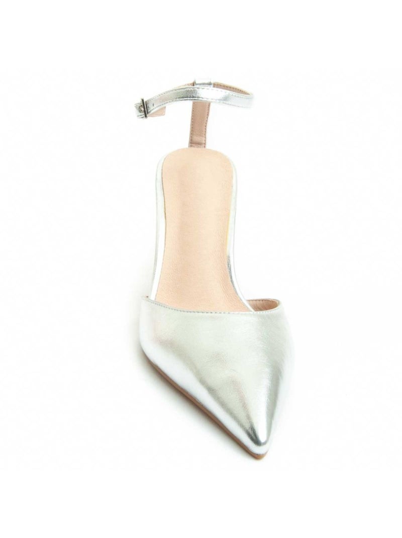 Chaussure à Talons Hauts Matériel Synthétique Montevita Argent - Kiabi