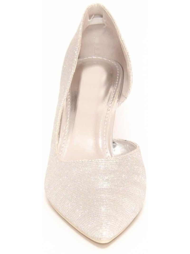 Chaussure à Talons Hauts Matériel Synthétique Montevita Argent - Kiabi
