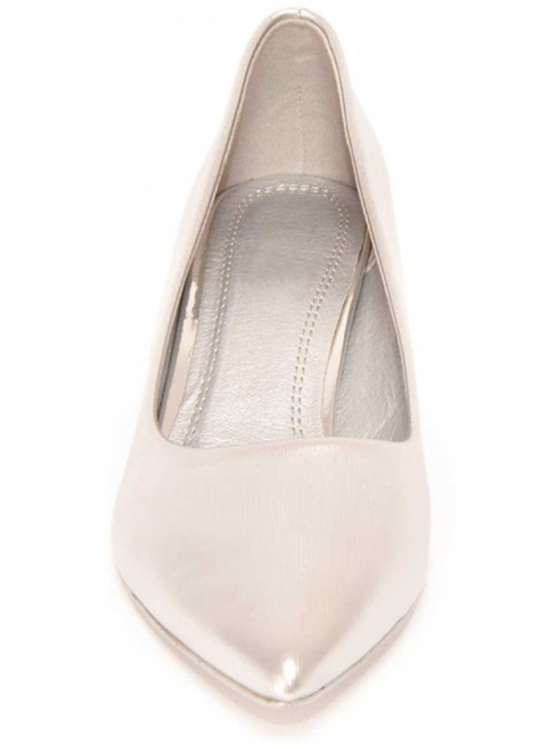 Chaussure à Talons Hauts Matériel Synthétique Montevita Argent - Kiabi