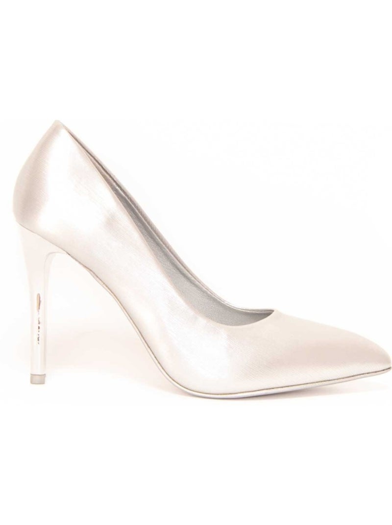 Chaussure à Talons Hauts Matériel Synthétique Montevita Argent - Kiabi