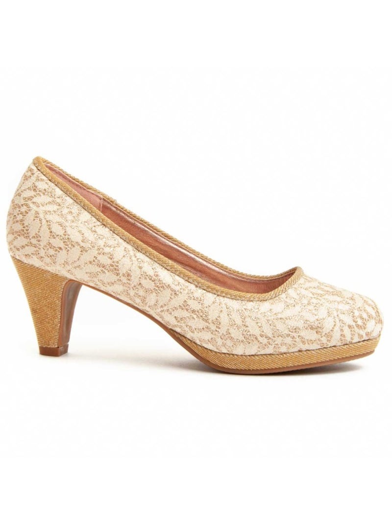 Chaussure à Talons Hauts Matériel Synthétique Montevita Beige - Kiabi