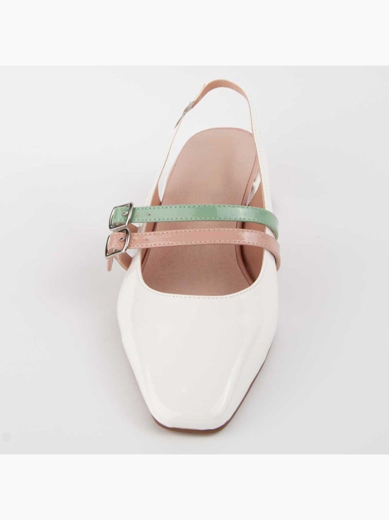 Chaussure à Talons Hauts Matériel Synthétique Montevita Blanc - Kiabi