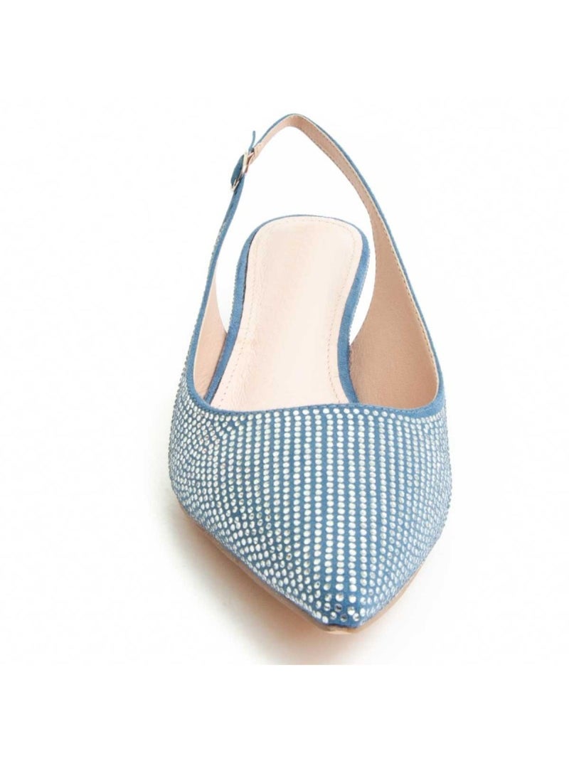 Chaussure à Talons Hauts Matériel Synthétique Montevita Bleu - Kiabi