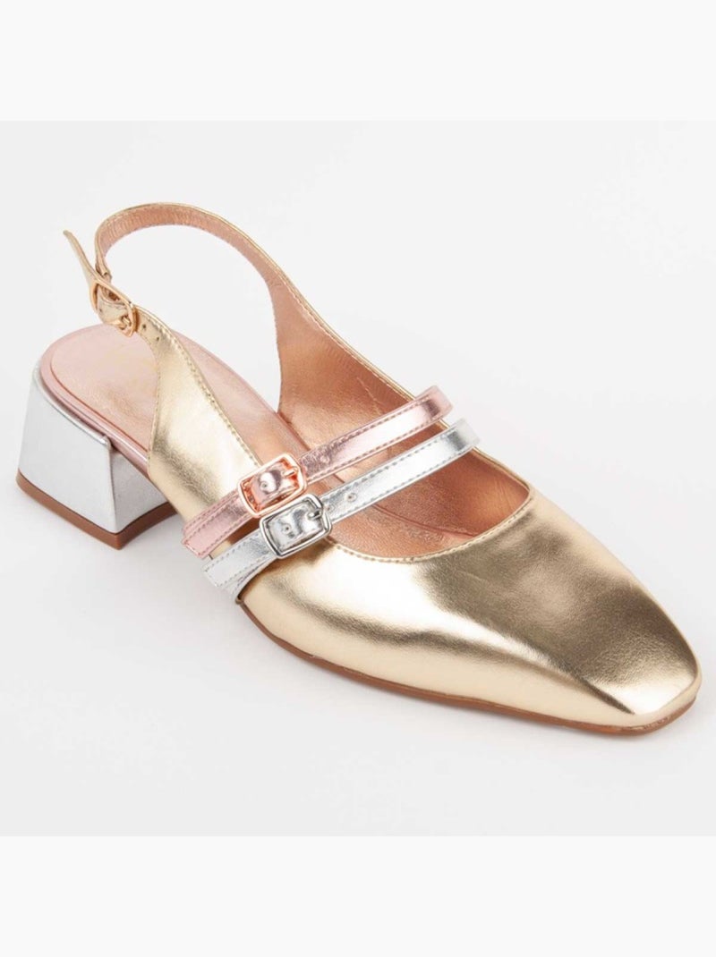 Chaussure à Talons Hauts Matériel Synthétique Montevita Doré/or - Kiabi