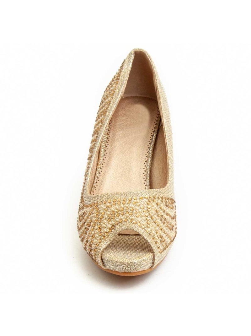 Chaussure à Talons Hauts Matériel Synthétique Montevita Doré/or - Kiabi