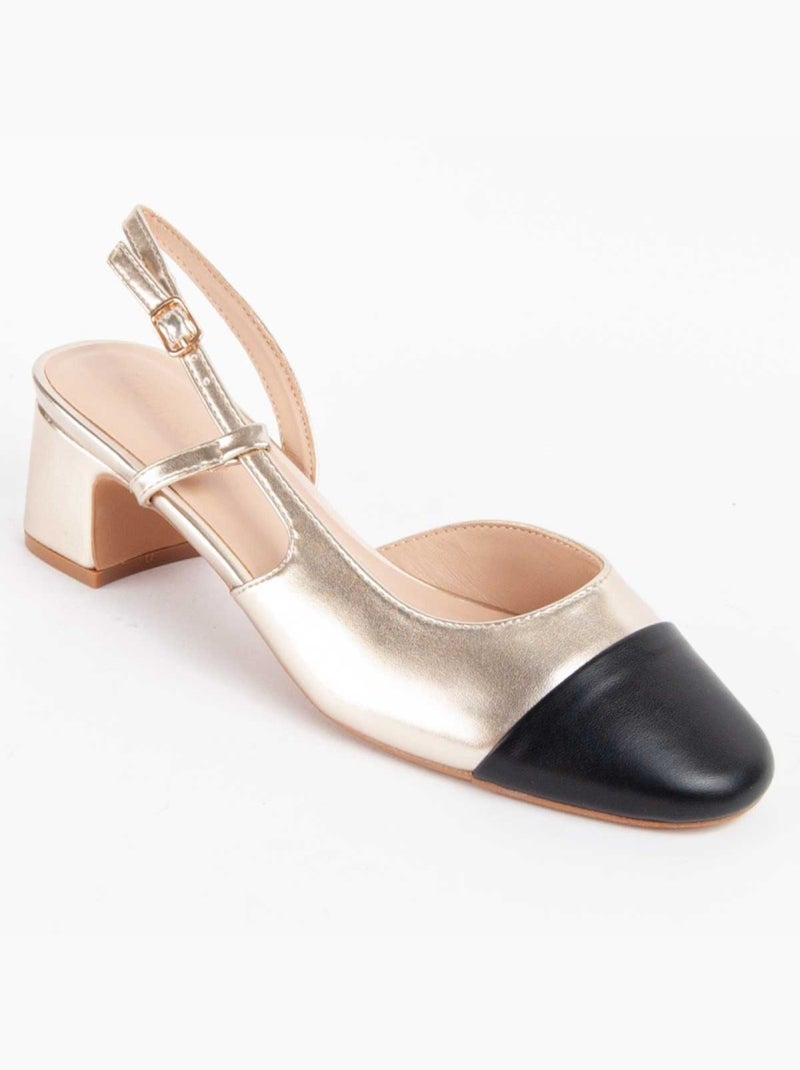 Chaussure à Talons Hauts Matériel Synthétique Montevita Doré/or - Kiabi