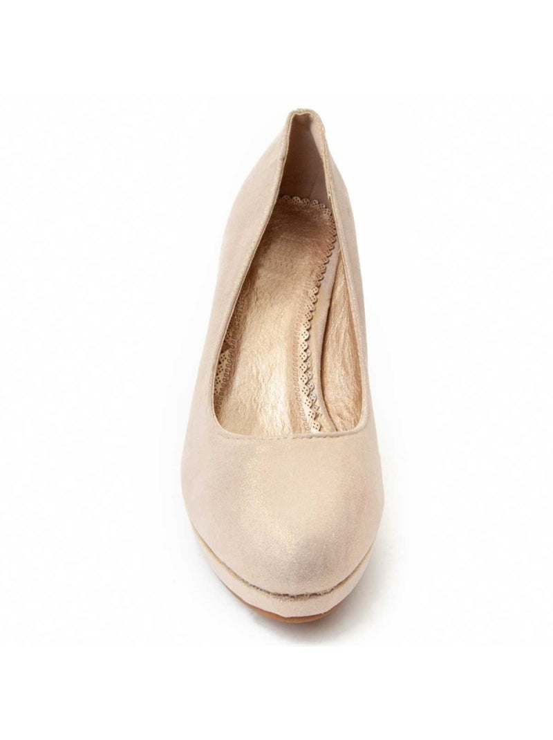 Chaussure à talons hauts matériel synthétique montevita Doré/or - Kiabi