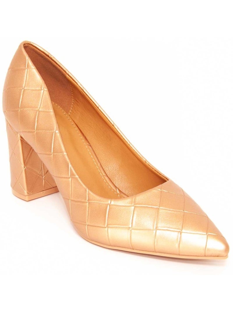 Chaussure à Talons Hauts Matériel Synthétique Montevita Doré/or - Kiabi