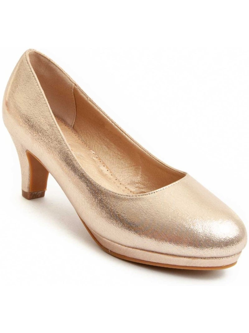 Chaussure à Talons Hauts Matériel Synthétique Montevita Doré/or - Kiabi