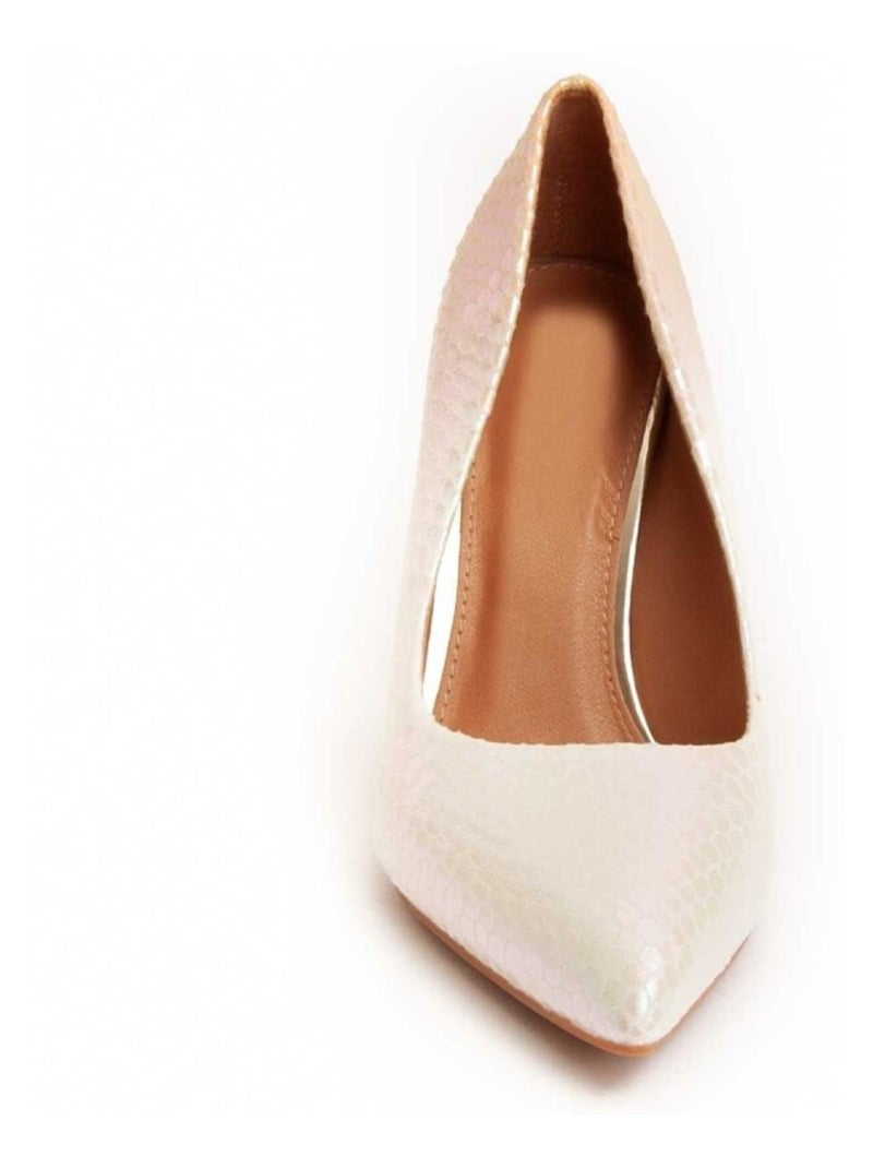 Chaussure à Talons Hauts Matériel Synthétique Montevita Jaune - Kiabi