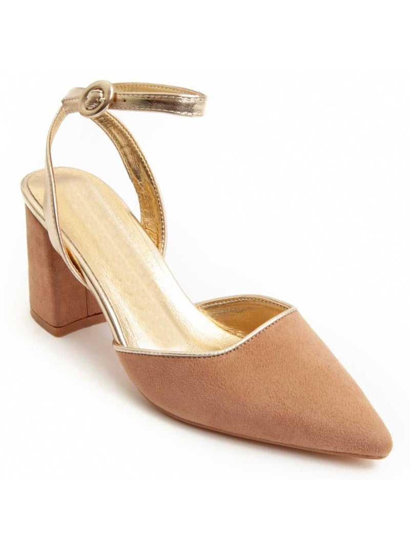 Chaussure à Talons Hauts Matériel Synthétique Montevita Marron - Kiabi