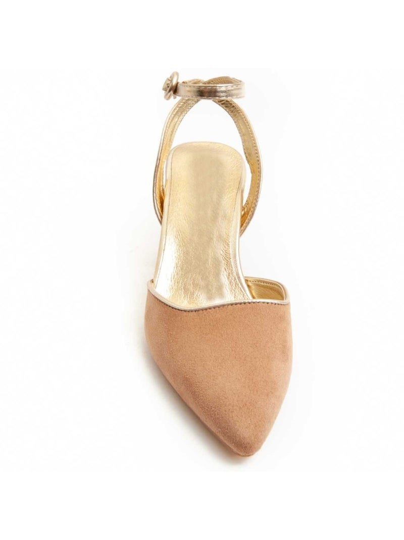 Chaussure à Talons Hauts Matériel Synthétique Montevita Marron - Kiabi