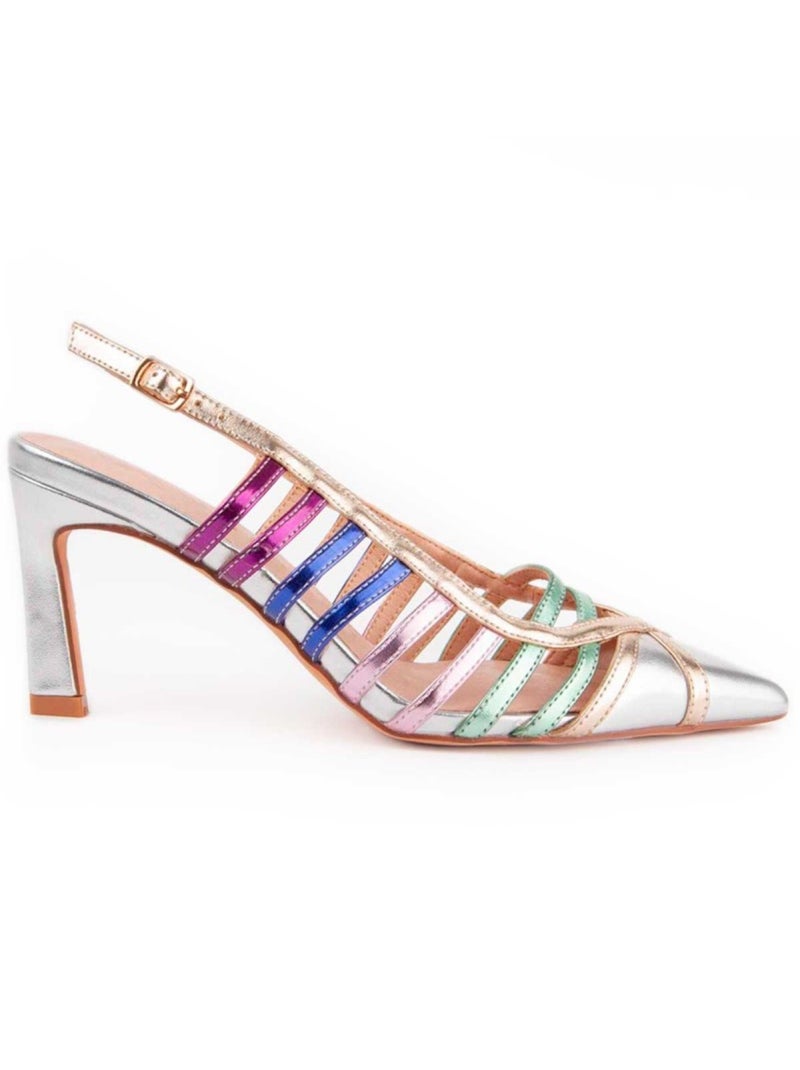 Chaussure à Talons Hauts Matériel Synthétique Montevita Multicolore - Kiabi
