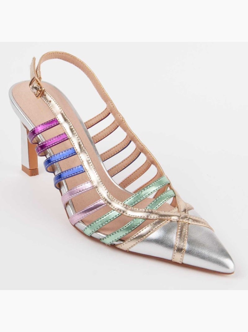 Chaussure à Talons Hauts Matériel Synthétique Montevita Multicolore - Kiabi