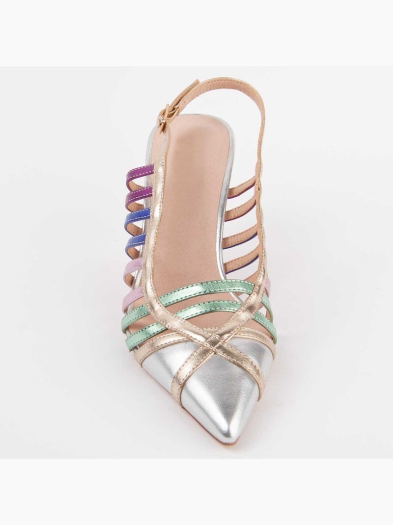 Chaussure à Talons Hauts Matériel Synthétique Montevita Multicolore - Kiabi