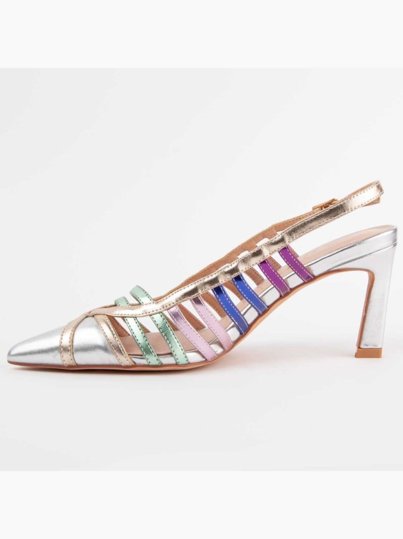 Chaussure à Talons Hauts Matériel Synthétique Montevita Multicolore - Kiabi