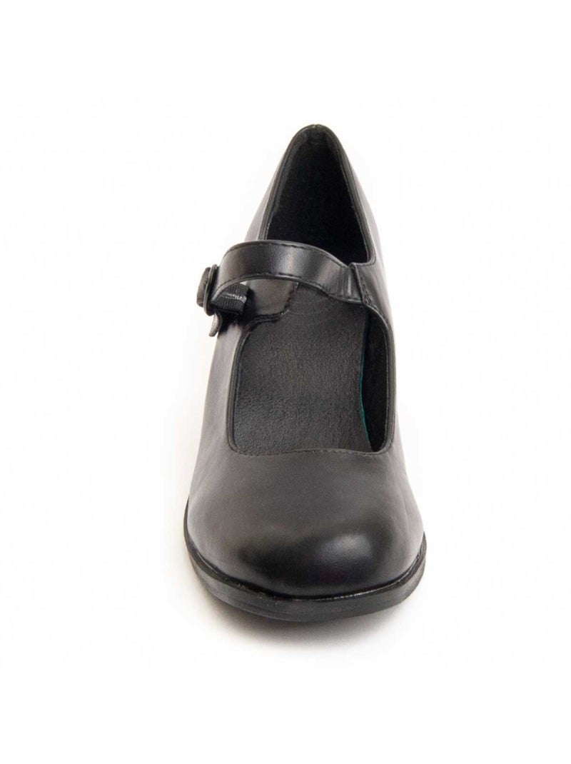 Chaussure à Talons Hauts Matériel Synthétique Montevita Noir - Kiabi