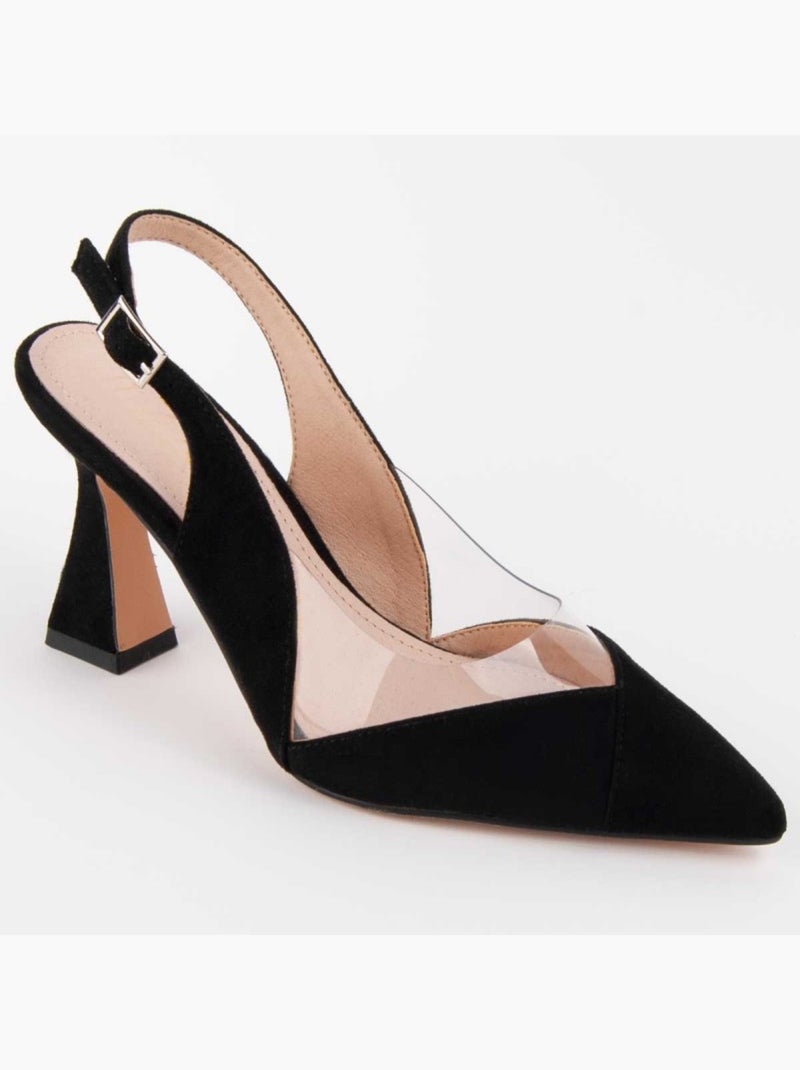 Chaussure à Talons Hauts Matériel Synthétique Montevita Noir - Kiabi