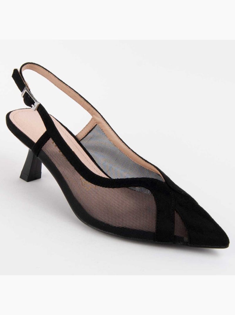 Chaussure à Talons Hauts Matériel Synthétique Montevita Noir - Kiabi